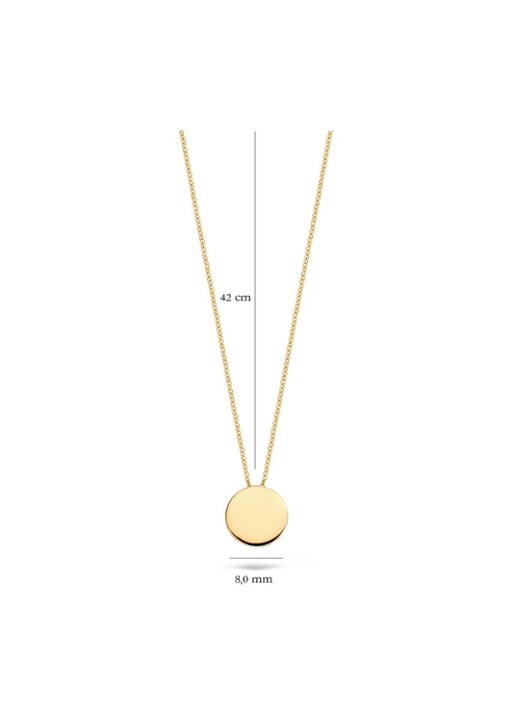 Blush Ketting van 14 karaat geelgoud 3088YGO - detail goud