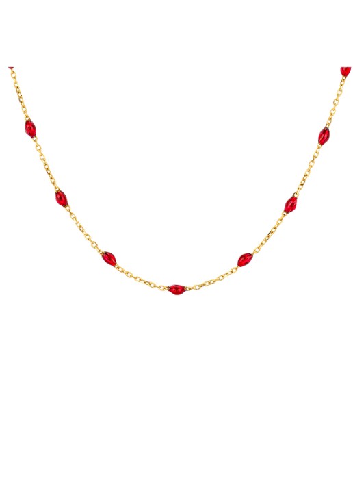 Blush Ketting van 14 karaat geelgoud 3162YRR