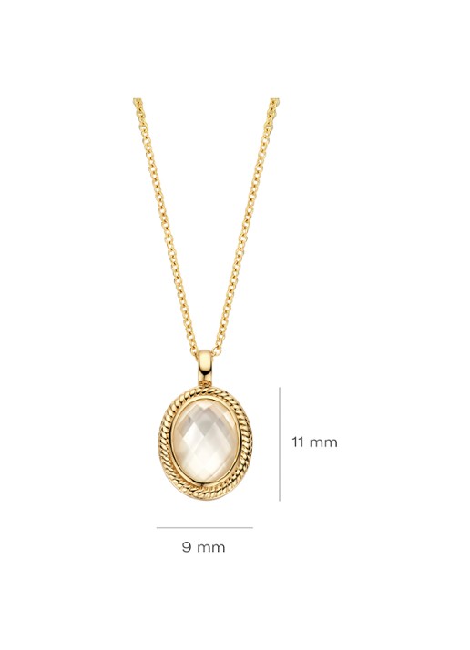 Blush Ketting van 14 karaat geelgoud 3169YMQ - detail 3 goud