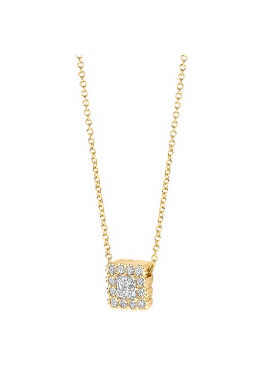Blush Ketting van 14 karaat geelgoud 3197YZI - voorkant 2 goud
