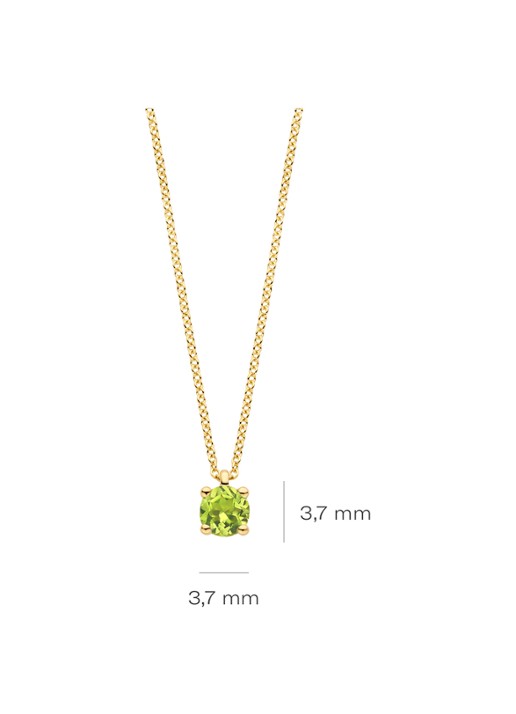 Blush Ketting van 14 karaat geelgoud 3200YGP  - detail 4 geelgoud