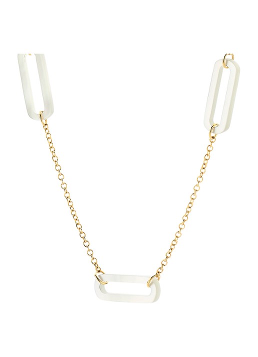 Blush Ketting van 14 karaat geelgoud 3204YMP - detail geelgoud