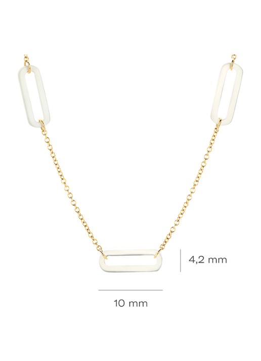 Blush Ketting van 14 karaat geelgoud 3204YMP - detail 2 geelgoud