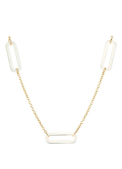 Blush Ketting van 14 karaat geelgoud 3204YMP - voorkant 3 geelgoud