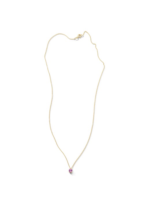 Blush Ketting van 14 karaat geelgoud met amesthist 3200YPA - detail 5 geelgoud