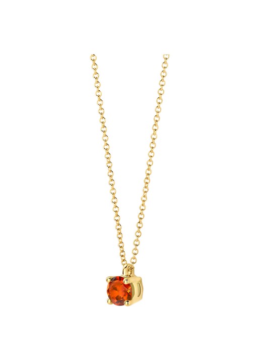Blush Ketting van 14 karaat geelgoud met citrien 3200YCI - detail geelgoud