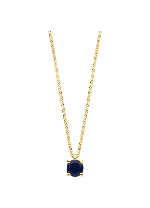 Blush Ketting van 14 karaat geelgoud met saffier 3200YBS
