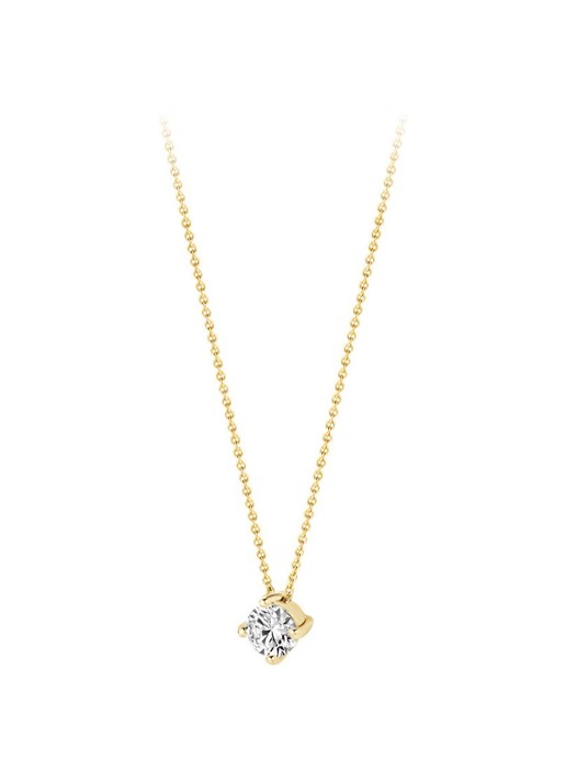 Blush Ketting van 14 karaat geelgoud met zirkonia 3057YZI - voorkant 4 geelgoud