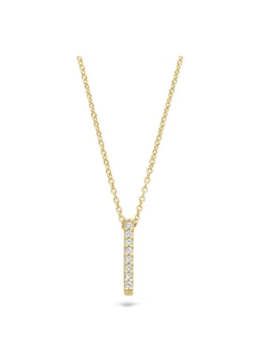 Blush Ketting van 14 karaat geelgoud met zirkonia 3062YGO