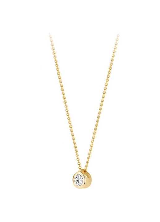Blush Ketting van 14 karaat geelgoud met zirkonia 3067YZI - detail 5 geelgoud