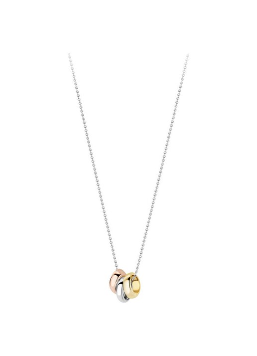 Blush Ketting van 14 karaat witgoud - voorkant 4 witgoud