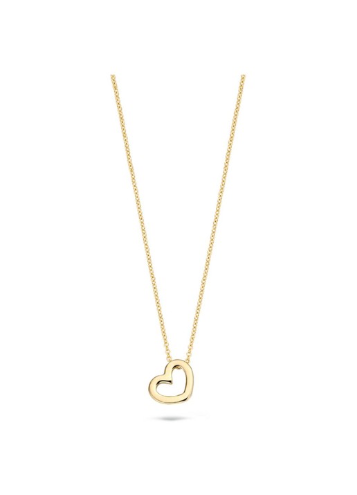 Blush Ketting van 14K goud met hanger 3081YGO - voorkant 3 goud