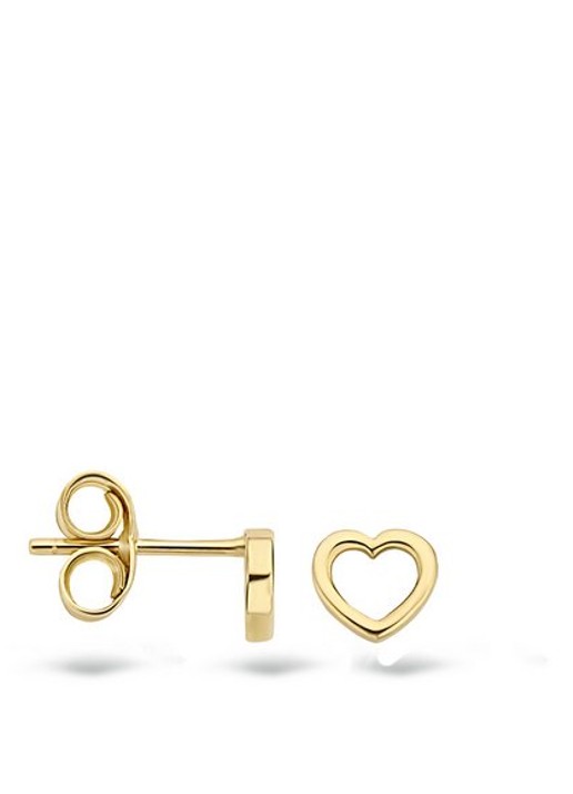 Blush Oorknopjes van 14 karaat geelgoud 7246YGO - detail goud