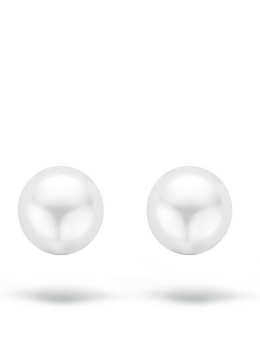 Blush Oorknopjes van 14 karaat geelgoud met zoetwaterparel 7149YPW