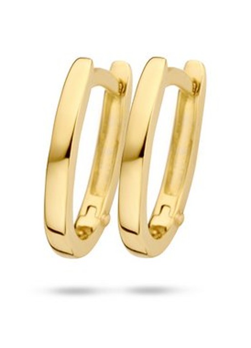 Blush Oorringen van 14 karaat geelgoud 7223YGO