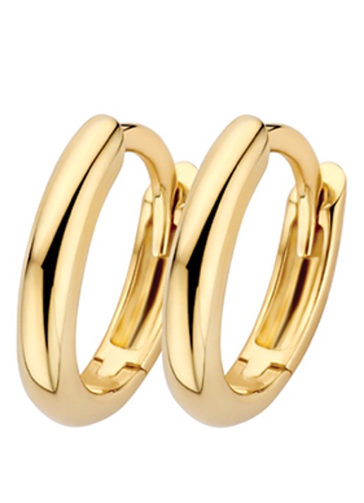 Blush Oorringen van 14 karaat geelgoud 7398YGO