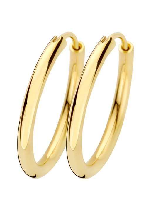 Blush Oorringen van 14 karaat geelgoud 7407YGO