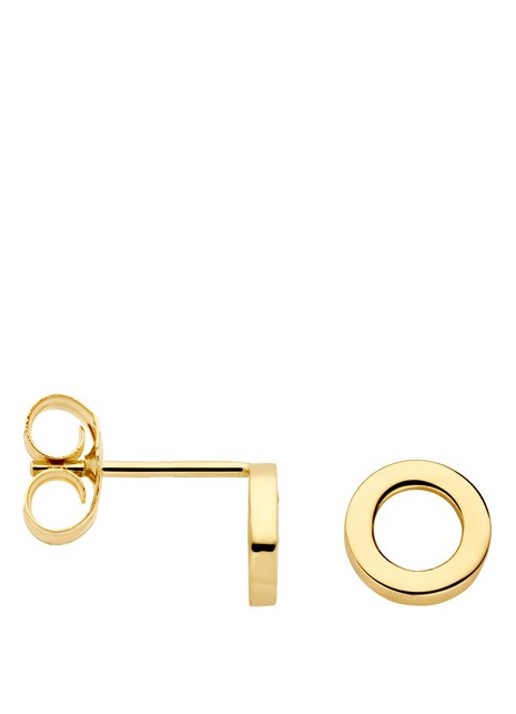 Blush Oorstekers van 14 karaat geelgoud 7361YGO - voorkant 3 goud