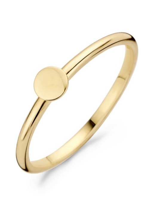 Blush Ring van 14 karaat geelgoud 1212YGO - voorkant 5 goud