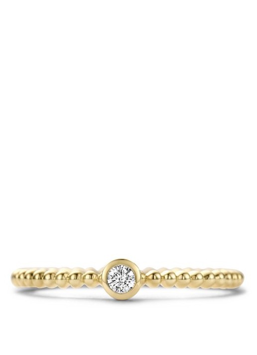 Blush Ring van 14 karaat geelgoud 1216YZI - detail geelgoud