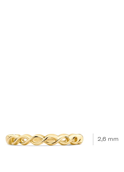 Blush Ring van 14 karaat geelgoud 1245YGO - detail 4 geelgoud