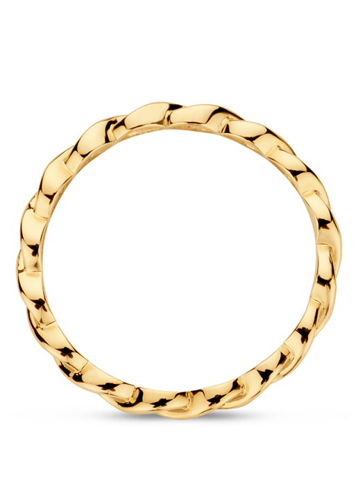 Blush Ring van 14 karaat geelgoud 1245YGO - voorkant 2 geelgoud