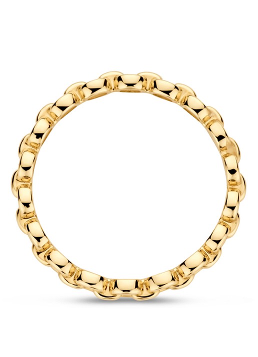 Blush Ring van 14 karaat geelgoud 1246YGO  - voorkant 4 geelgoud