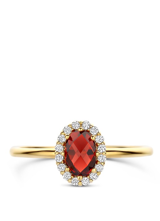 Blush Ring van 14 karaat geelgoud 1271YGA  - detail 3 goud
