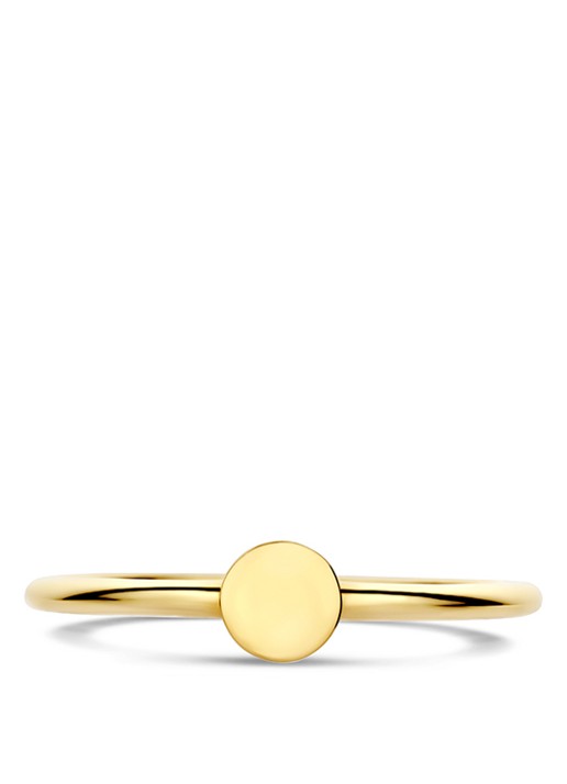 Blush Ring van 14 karaat geelgoud 1275YGO  - detail goud