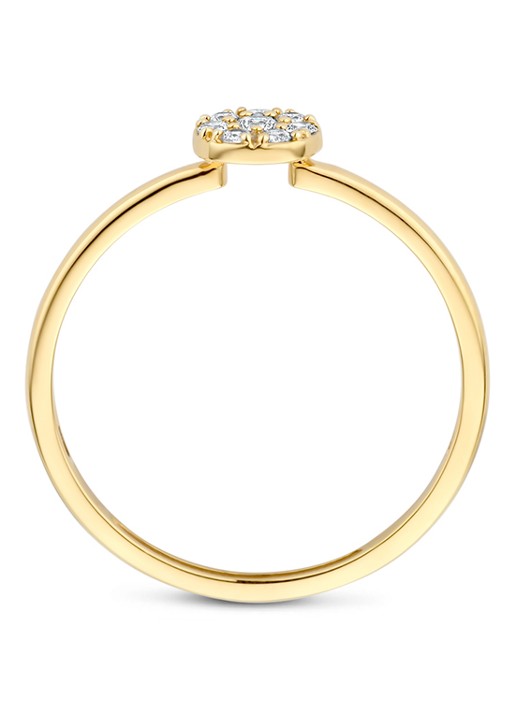 Blush Ring van 14 karaat geelgoud  1277YZI - detail 4 goud