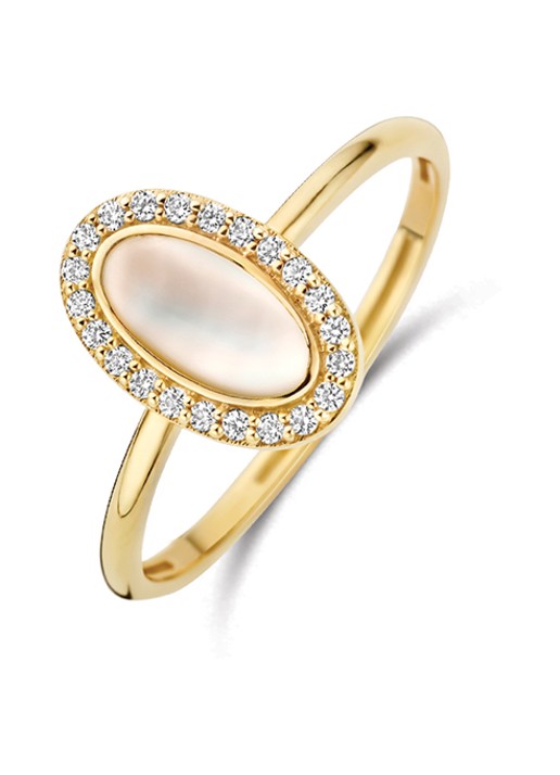 Blush Ring van 14 karaat geelgoud 1279YMQ