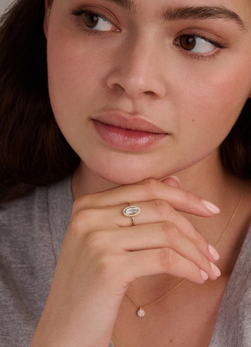 Blush Ring van 14 karaat geelgoud 1279YMQ - voorkant 2 undefined