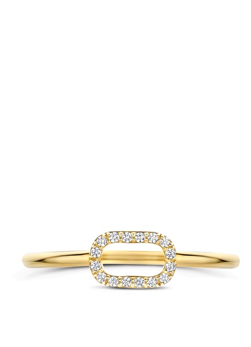 Blush Ring van 14 karaat geelgoud 1289YZI  - detail 3 geelgoud