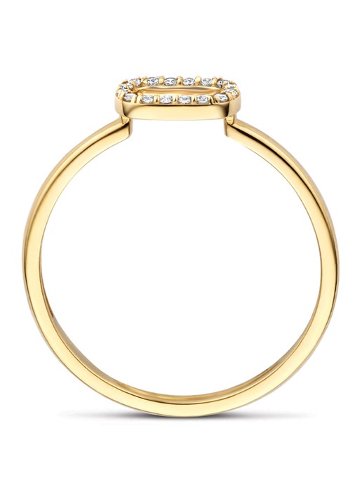 Blush Ring van 14 karaat geelgoud 1289YZI  - detail 4 geelgoud