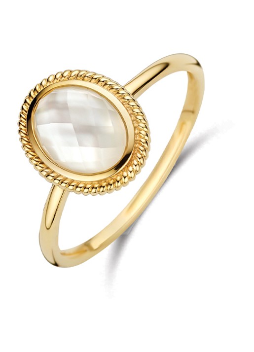Blush Ring van 14 karaat geelgoud 1291YMQ