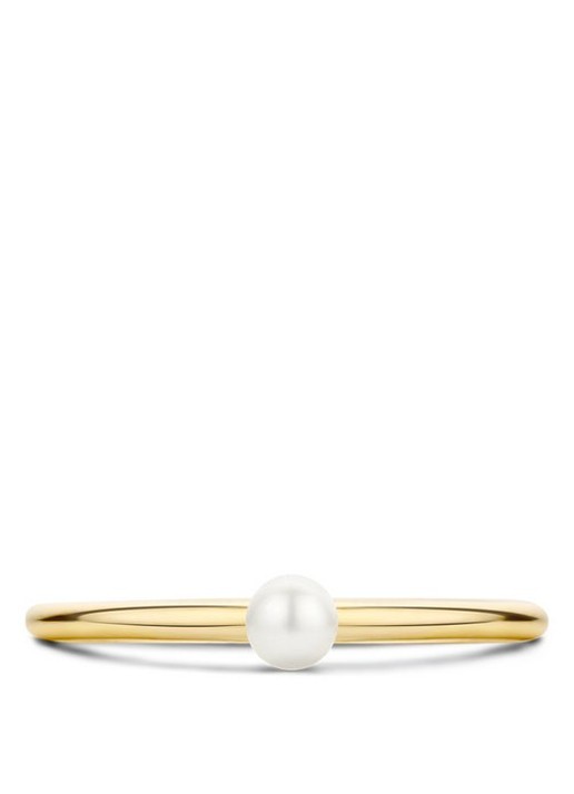 Blush Ring van 14 karaat geelgoud met parel 1213YPW  - detail geelgoud