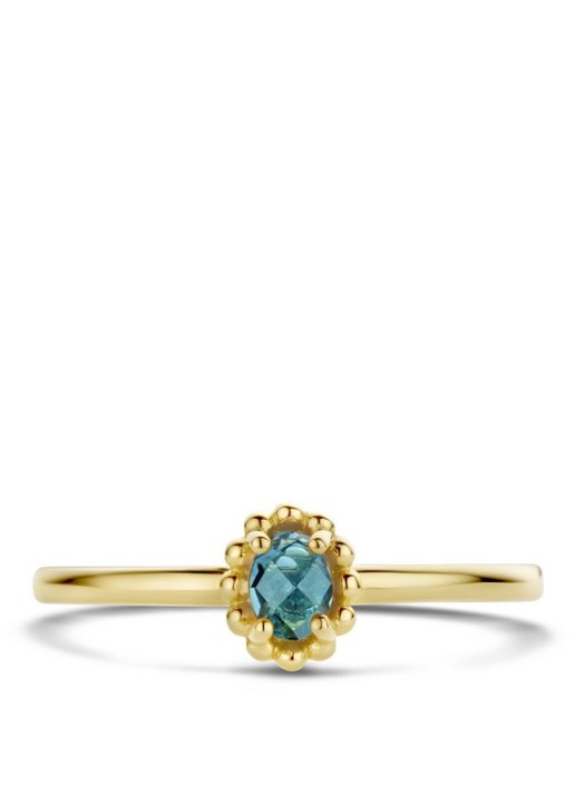 Blush Ring van 14 karaat geelgoud met topaas 1227YLB - detail 6 geelgoud