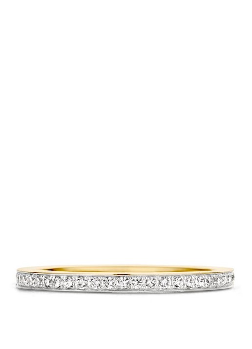 Blush Ring van 14 karaat geelgoud met zirkonia 1119BZI - detail 4 geelgoud