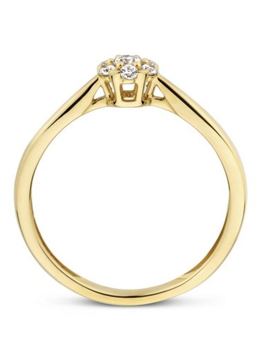 Blush Ring van 14 karaat geelgoud met zirkonia 1248YZI