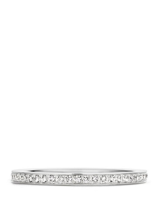 Blush Ring van 14 karaat witgoud met zirkonia 1119WZI - detail 2 witgoud