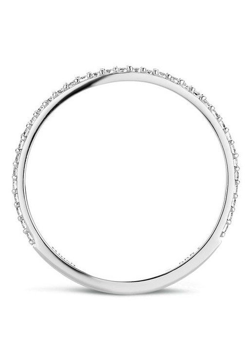 Blush Ring van 14 karaat witgoud met zirkonia 1201WZI - detail 3 zilver