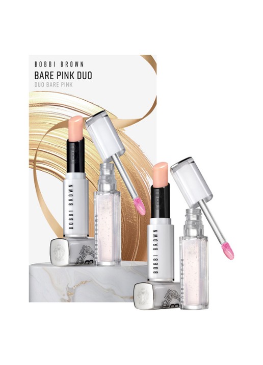Bobbi Brown Bare Pink Duo Lipgloss en lippen balsem set - make-up set