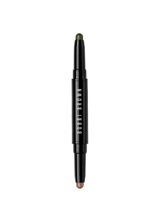 Bobbi Brown Dual-Ended Long Wear Cream Shadow Stick - oogschaduwstick - voorkant gilded green / café