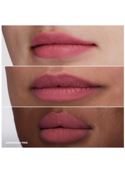 Bobbi Brown Luxe Cashmere Matte Lipstick - detail 2 sandwash pink