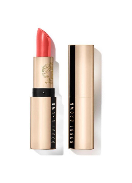 Bobbi Brown Luxe Lip Color - lipstick - voorkant retro coral