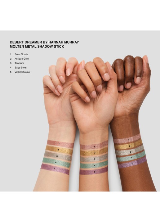 Bobbi Brown Molten Metal Shadow Stick - oogschaduwstick - detail 6 rose quartz