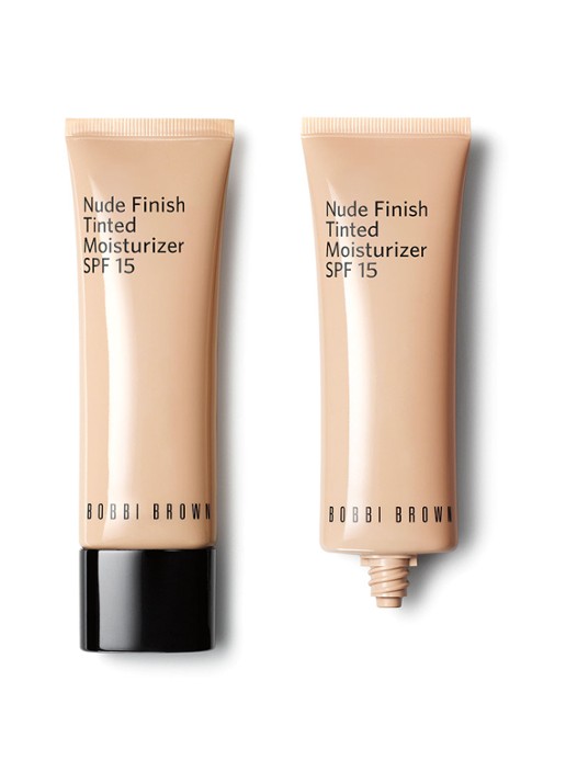 Bobbi Brown Nude Finish Tinted Moisturizer SPF 15 - getinte dagcrème - voorkant 2 porcelain tint