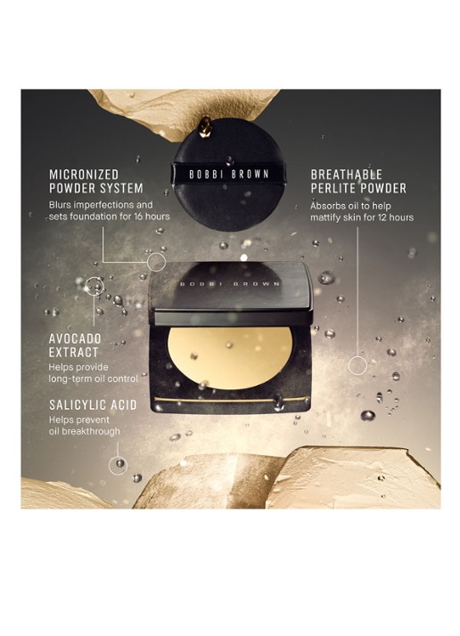 Bobbi Brown Sheer Finish Pressed Powder - poeder - detail 3 pale yellow