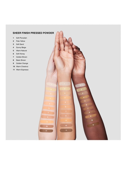Bobbi Brown Sheer Finish Pressed Powder - poeder - detail 4 golden orange