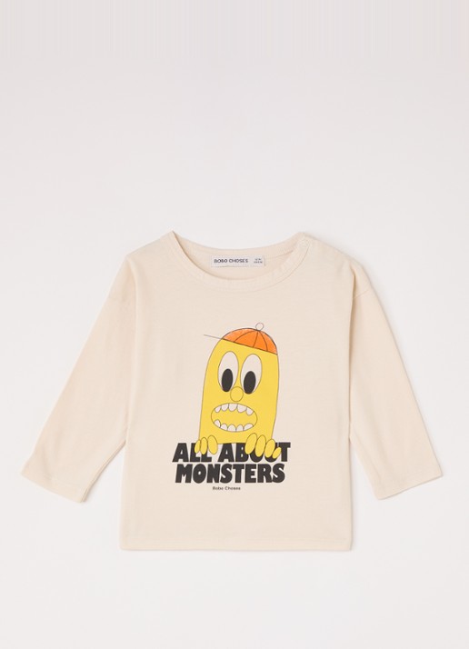 BOBO CHOSES Bigtooth Lemon longsleeve met print